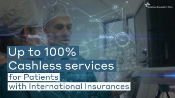 Up to 100% Cashless services for Patient with International Insurances
