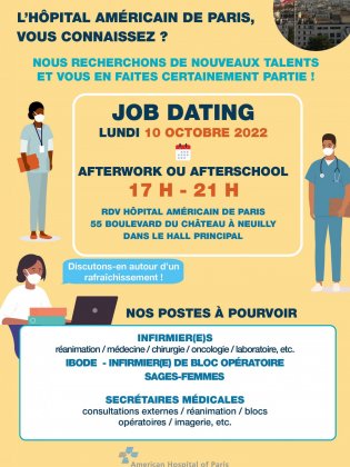 Participez au jobdating le 10 octobre 2022