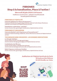 programme soirée fibrome